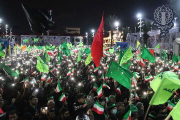 تحویل سال نو در میادین، مساجد، بقاع متبرکه و گلزارهای شهدای گیلان