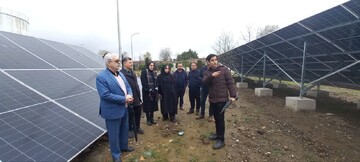 نیروگاه خورشیدی ۵۰ کیلوواتی در انبار نفت رشت افتتاح شد