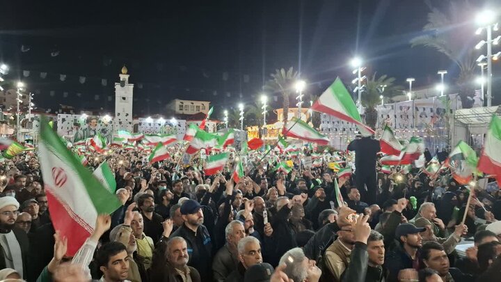 پرچم ایران برافراشته‌تر از همیشه در گیلان