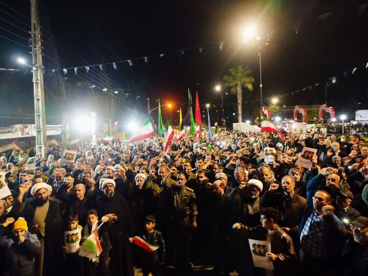 پرچم ایران برافراشته‌تر از همیشه در گیلان