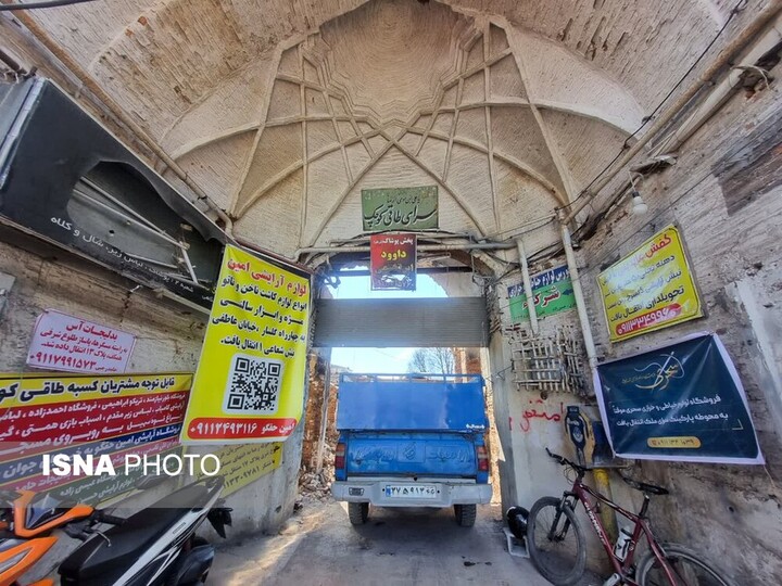 کاروانسراهای سوخته بازار رشت بازآفرینی میشوند