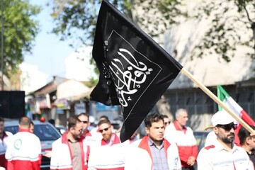 حضور امدادگران در اربعین رهبر شهید تجلی وفاداری به سیره شهداست