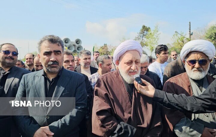 دسته‌روی سوگواری آستارایی‌ها در اربعین شهادت قائد امت
