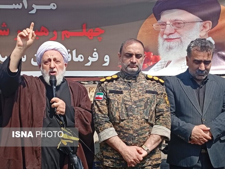 دستهروی سوگواری آستاراییها در اربعین شهادت قائد امت