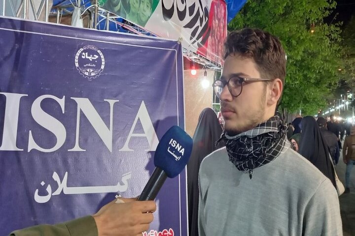 دانشجوی دانشگاه گیلان مطرح کرد: فعالیت‌های تبیینی دانشجویان در تجمعات شبانه مردم
