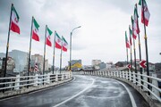 پل روگذر آیت الله رودباری رشت به بهره‌برداری رسید
