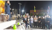 میدان‌داران بندرانزلی آئین طشت‌گذاری برگزار کردند