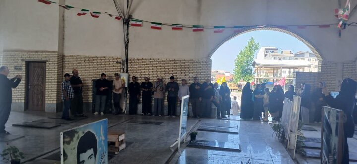 خادمین موکب عقیله بنی هاشم بندرانزلی عازم کربلا شدند