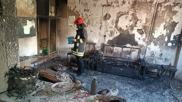 حریق منزل مسکونی در فومن یک فوتی بر جای گذاشت