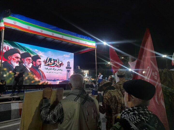 رزمایش جان‌فدا در بندرانزلی برگزار شد
