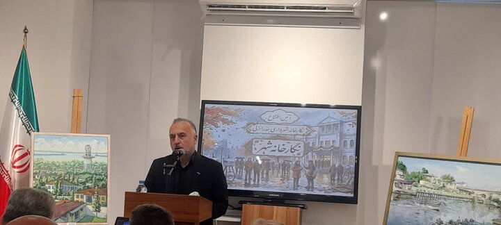 "نگارخانه شهر" در بندرانزلی افتتاح شد