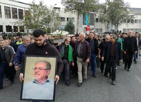 پیکر اولین استاندار گلستان تشییع شد