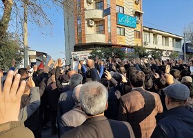 خروش مردم گرگان در سوگ سردار دلها