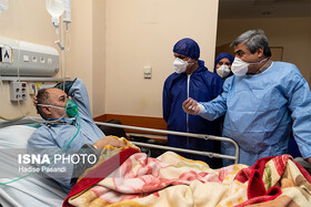 عیادت استاندار گلستان از بیماران بیمارستان صیاد شیرازی