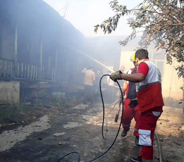 آتش‌سوزی ۳ منزل مسکونی در بندرگز/ مصدومیت چهار نفر