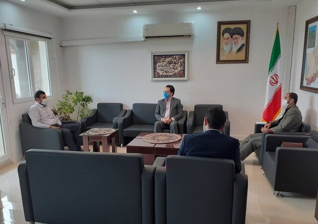 دیدار سرپرست جهاد دانشگاهی گلستان با سرپرست بانک قرض‌الحسنه رسالت استان