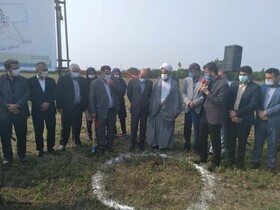 کلنگ زنی میدان میوه و تره بار غرب گلستان