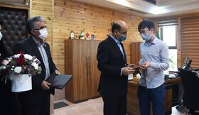 تقدیر استاندار گلستان از رتبه ۳ کنکور تجربی