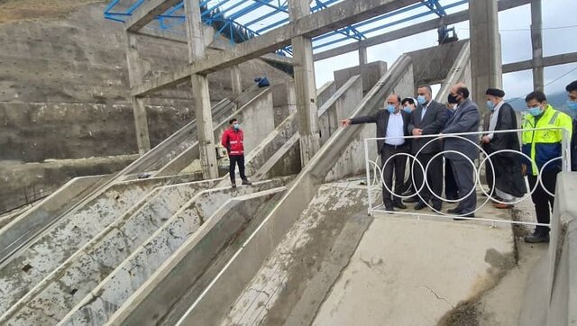 بازدید رئیس کل دادگستری گلستان از محل ساخت سد نرماب