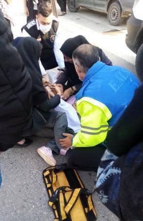 تصادف پراید با دانش آموز آزادشهری/ حال عمومی دانش آموز خوب است