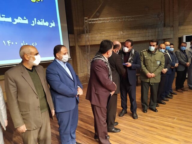 مراسم تکریم و معارفه فرماندار کلاله برگزار شد/ مهاجر: فرمانداران فاتح قلب ها باشند