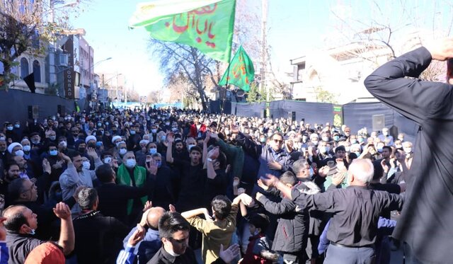 تجمع عاشقان و سوگواران فاطمی در گنبدکاووس + تصاویر