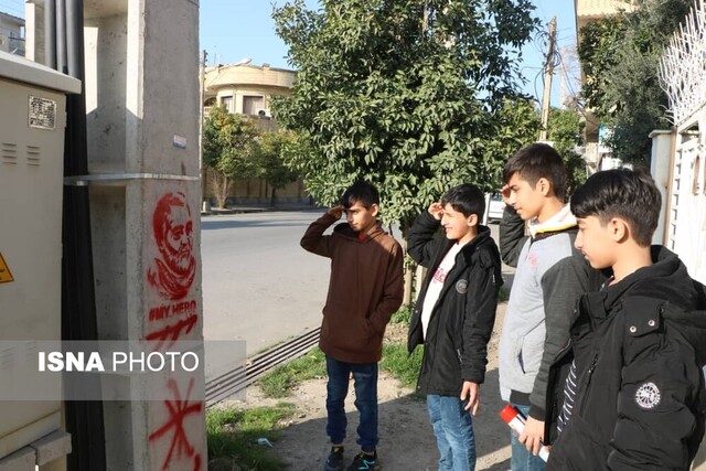 احترام نظامی نوجوانان به سردار دلها/ تدوین فیلم کوتاه نسل سلیمانیها در گنبدکاووس