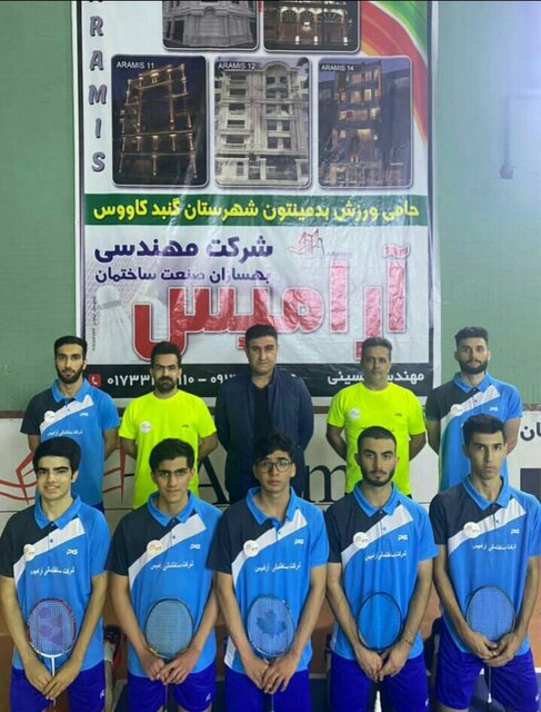 صدرنشینی «آرامیس» گنبدکاووس در لیگ دسته یک بدمینتون کشور