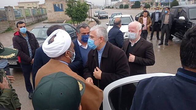 ادای احترام استاندار گلستان به شهدای گمنام کلاله+ تصاویر