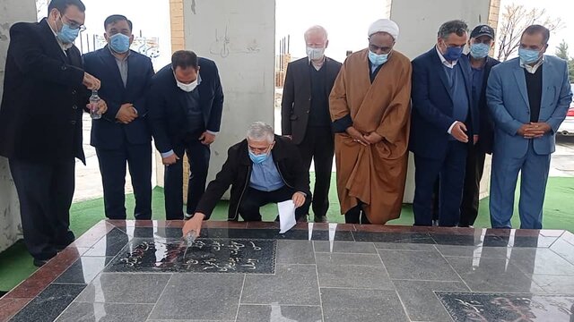 ادای احترام استاندار گلستان به شهدای گمنام کلاله+ تصاویر