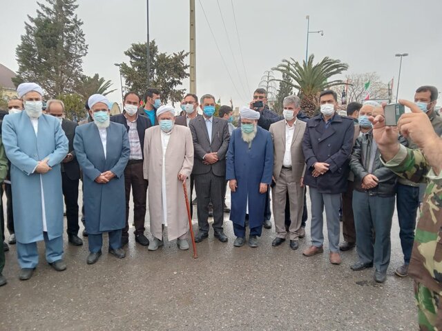 جلوه های حماسه مردم آق قلا در راهپیمایی خودرویی ۲۲ بهمن+ تصاویر