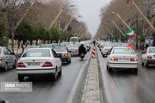 // گزارش تصویری // رژه خودرویی و موتوری ۲۲ بهمن ۱۴۰۰ - گرگان