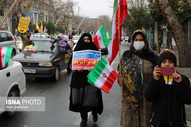 // گزارش تصویری // رژه خودرویی و موتوری ۲۲ بهمن ۱۴۰۰ - گرگان