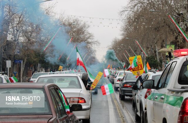 // گزارش تصویری // رژه خودرویی و موتوری ۲۲ بهمن ۱۴۰۰ - گرگان