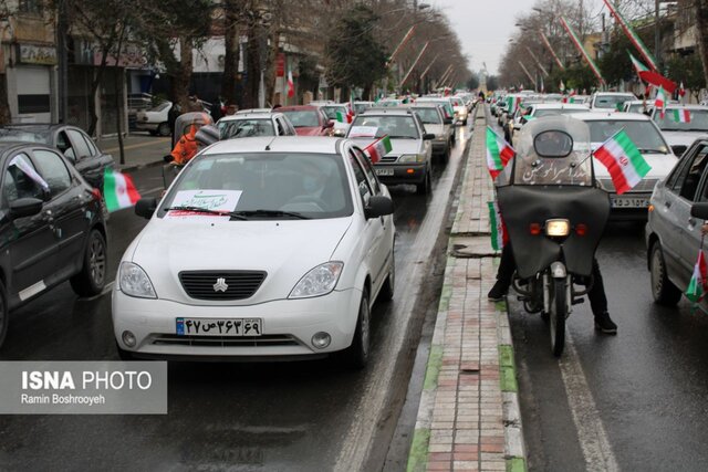 // گزارش تصویری // رژه خودرویی و موتوری ۲۲ بهمن ۱۴۰۰ - گرگان