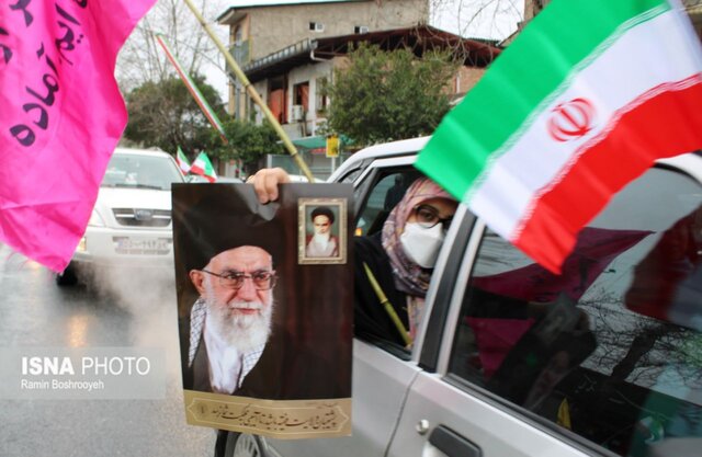 // گزارش تصویری // رژه خودرویی و موتوری ۲۲ بهمن ۱۴۰۰ - گرگان