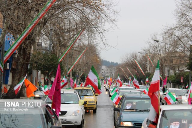 // گزارش تصویری // رژه خودرویی و موتوری ۲۲ بهمن ۱۴۰۰ - گرگان