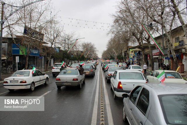 // گزارش تصویری // رژه خودرویی و موتوری ۲۲ بهمن ۱۴۰۰ - گرگان