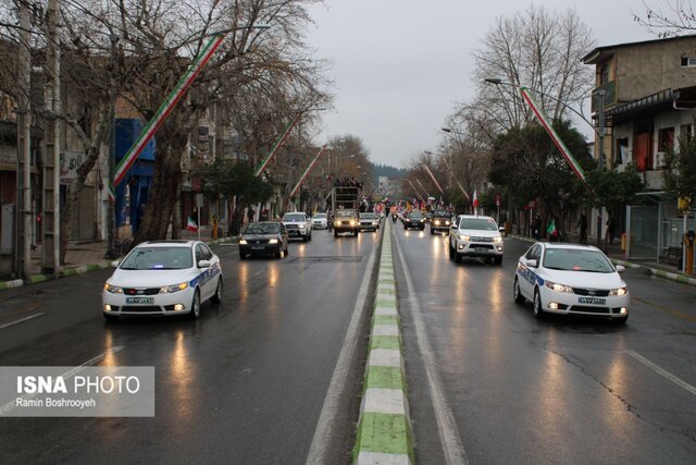 // گزارش تصویری // رژه خودرویی و موتوری ۲۲ بهمن ۱۴۰۰ - گرگان