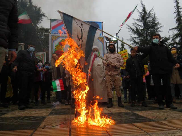 جلوه غیرت و غرور ملی مردمان گالیکش در جشن انقلاب+ تصاویر