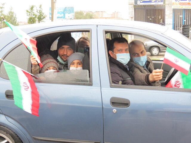 جلوه غیرت و غرور ملی مردمان گالیکش در جشن انقلاب+ تصاویر