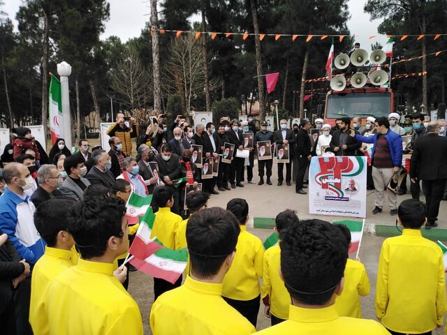 تلالو عشق به میهن در راهپیمایی 22 بهمن گنبدکاووس+ تصاویر