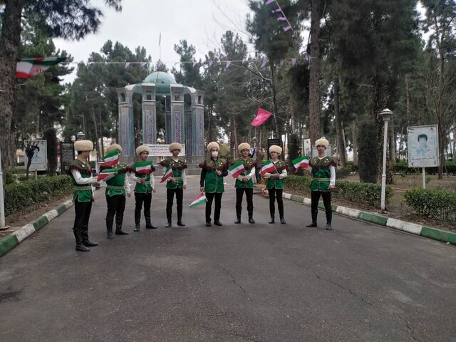 تلالو عشق به میهن در راهپیمایی 22 بهمن گنبدکاووس+ تصاویر