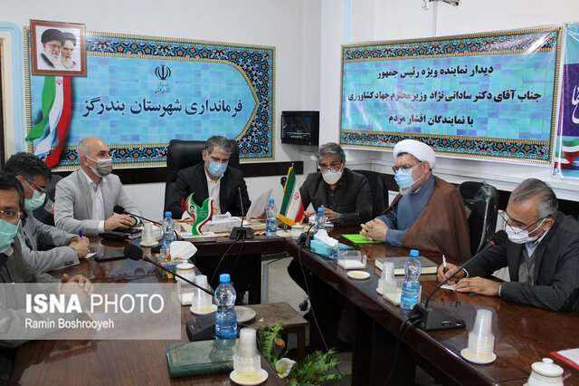 وزیر جهاد کشاورزی در بندرگز و کردکوی