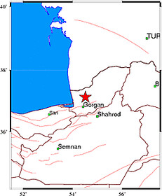 گلستان لرزید/ ۲ زلزله از صبح امروز در شرق و غرب گلستان