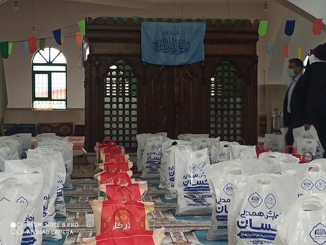 قرار ۱۲، رمز عاشقی جهادگران مینودشتی/ توزیع ۳۰۰ بسته معیشتی در مینودشت