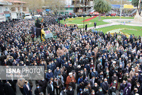 تشییع باشکوه پیکر آیت الله علوی گرگانی در گرگان