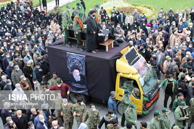 تشییع باشکوه پیکر آیت الله علوی گرگانی در گرگان