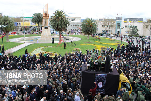 تشییع باشکوه پیکر آیت الله علوی گرگانی در گرگان