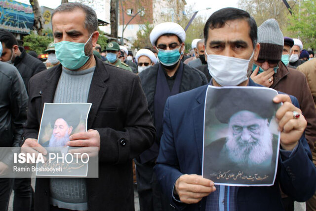 تشییع باشکوه پیکر آیت الله علوی گرگانی در گرگان